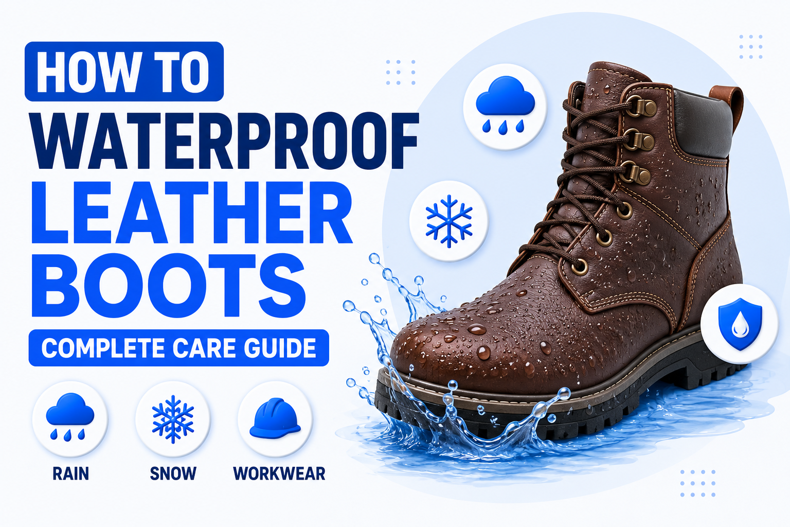 How to Waterproof Leather Boots: Complete Care Guide for Rain, Snow, and Workwear